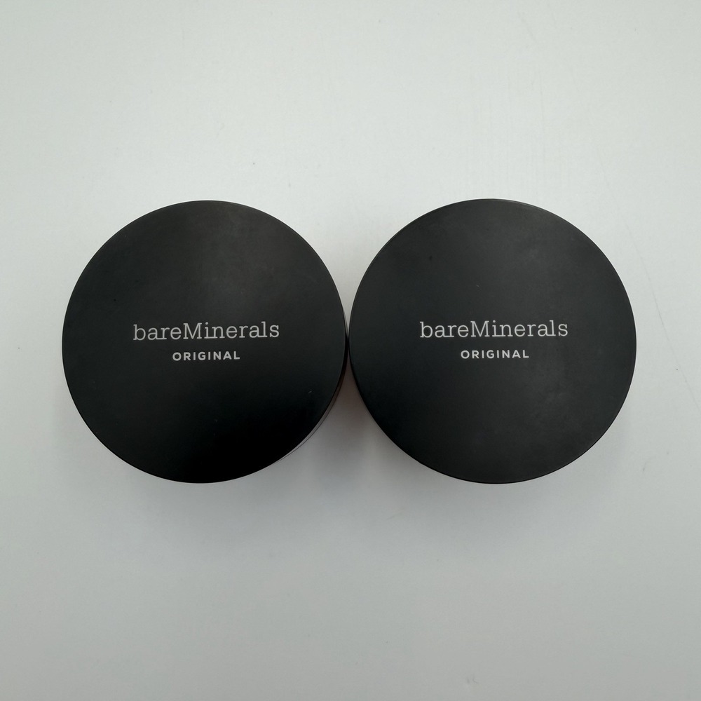 (2) bareMinerals FOUNDATION ORIGINAL Loose Powder SPF 15 Golden Fair 04